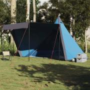 vidaXL Tente de camping cabine 4 personnes bleu libération rapide - La Poste