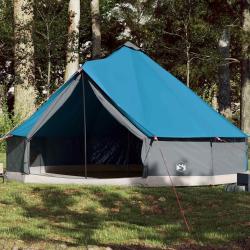 Tente familiale tipi 12 personnes bleu imperm&eacute;able