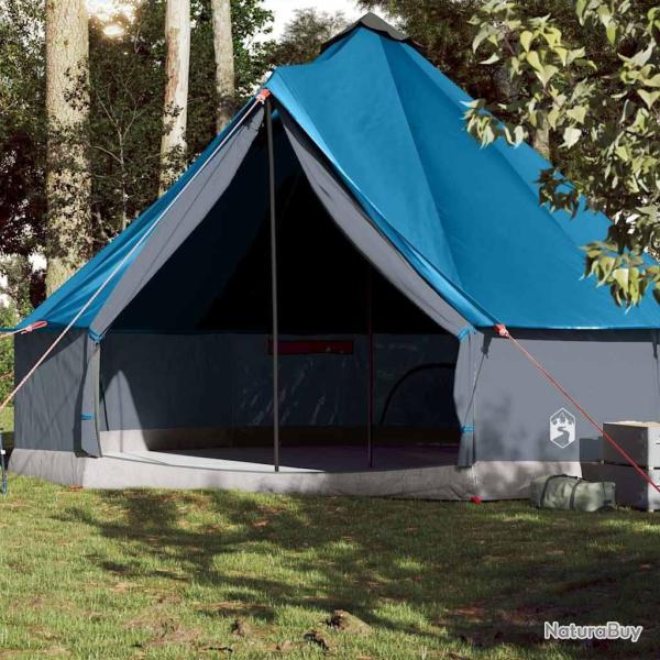 Tente familiale tipi 10 personnes bleu imperm�able