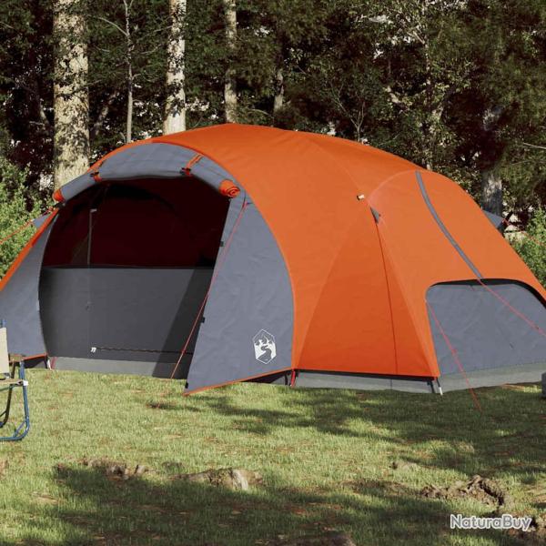 Tente familiale Crossvent 8 personnes orange imperm�able