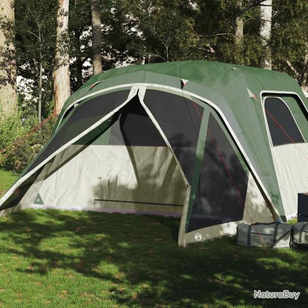 Tente familiale avec porche 6 personnes vert imperm�able