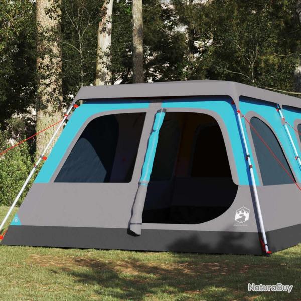 Tente familiale � d�me 8 personnes bleu lib�ration rapide alsavelo