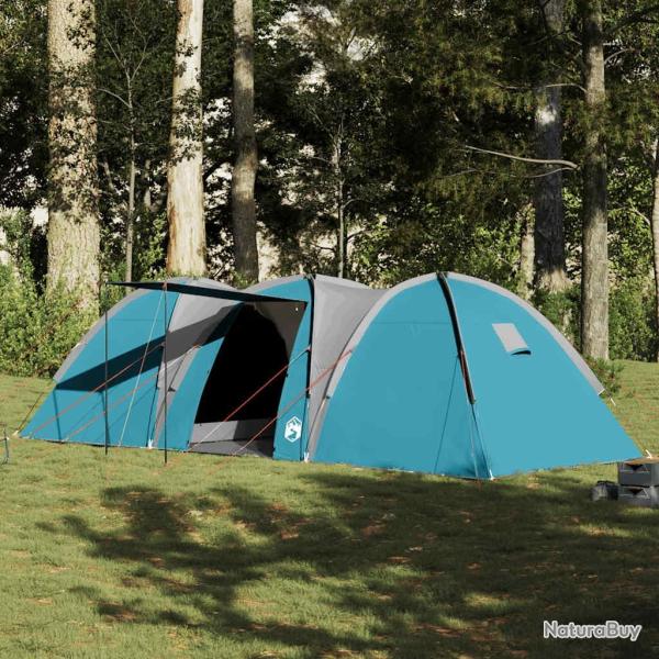 Tente familiale � d�me 8 personnes bleu imperm�able