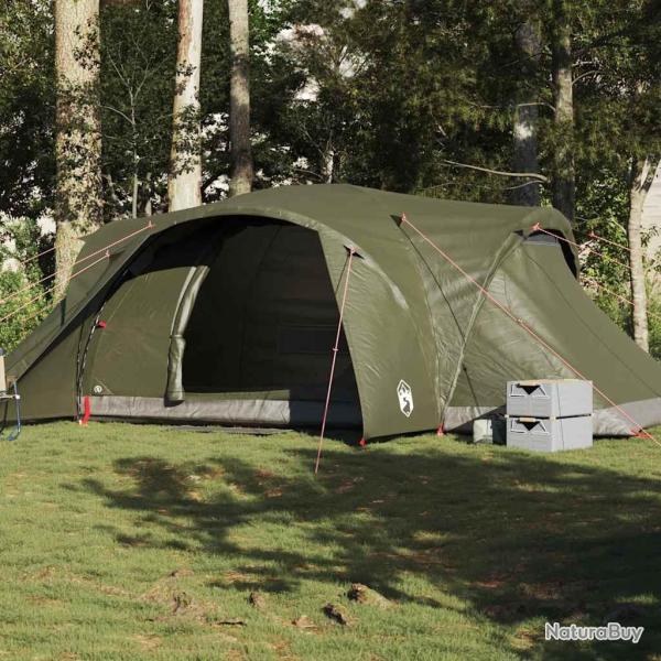 Tente familiale � d�me 6 personnes vert olive imperm�able alsavelo