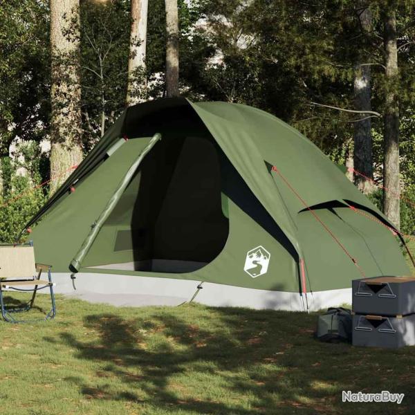 Tente familiale � d�me 6 personnes vert olive imperm�able