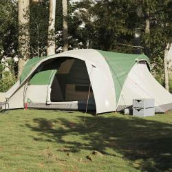Tente familiale &agrave; d&ocirc;me 6 personnes vert imperm&eacute;able