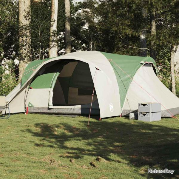 Tente familiale � d�me 6 personnes vert imperm�able