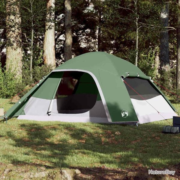 Tente familiale � d�me 6 personnes vert imperm�able