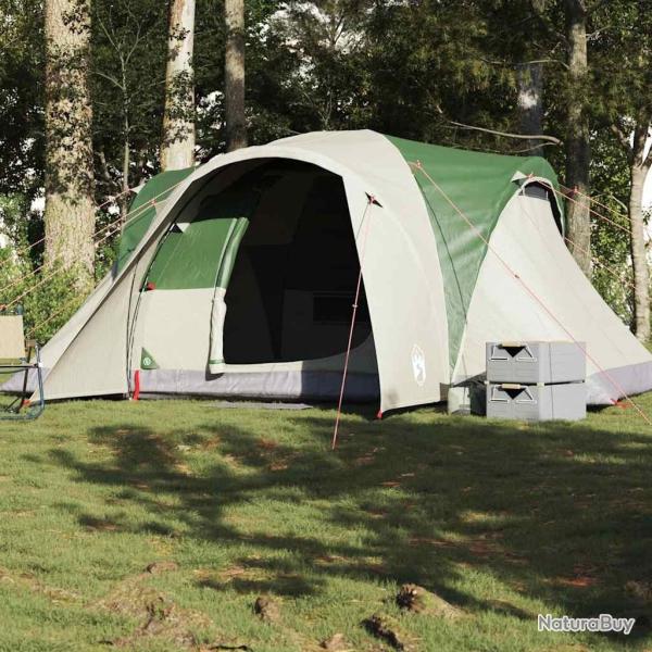 Tente familiale � d�me 6 personnes vert imperm�able