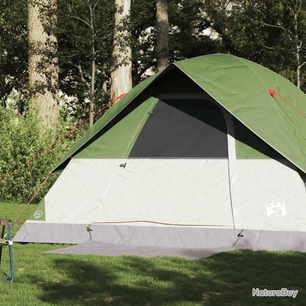 Tente familiale � d�me 6 personnes vert imperm�able