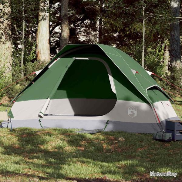Tente familiale � d�me 6 personnes vert imperm�able