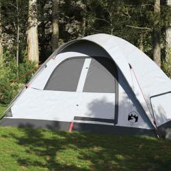 Tente familiale &agrave; d&ocirc;me 6 personnes tissu occultant imperm&eacute;able