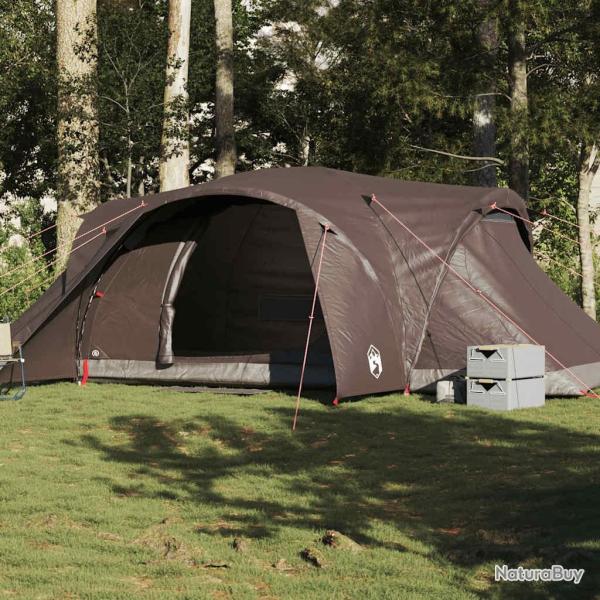 Tente familiale � d�me 6 personnes marron imperm�able
