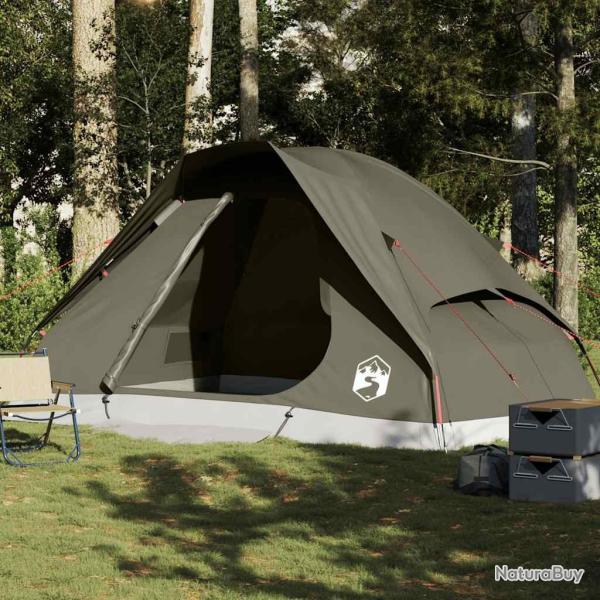 Tente familiale � d�me 6 personnes marron imperm�able