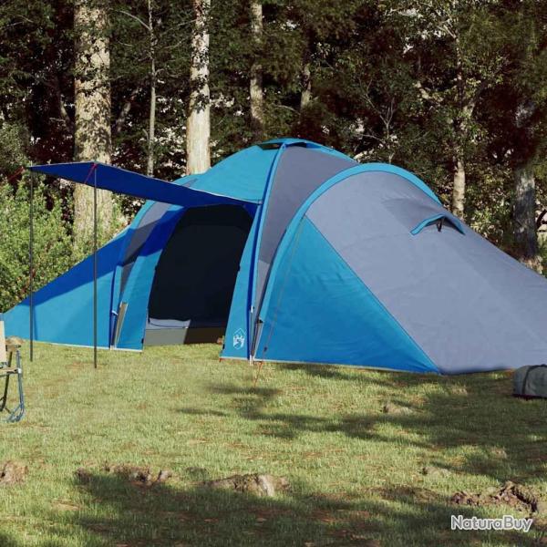 Tente familiale � d�me 6 personnes bleu imperm�able