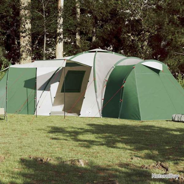 Tente familiale � d�me 12 personnes vert imperm�able