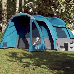 Tente familiale 6 personnes bleu imperm&eacute;able