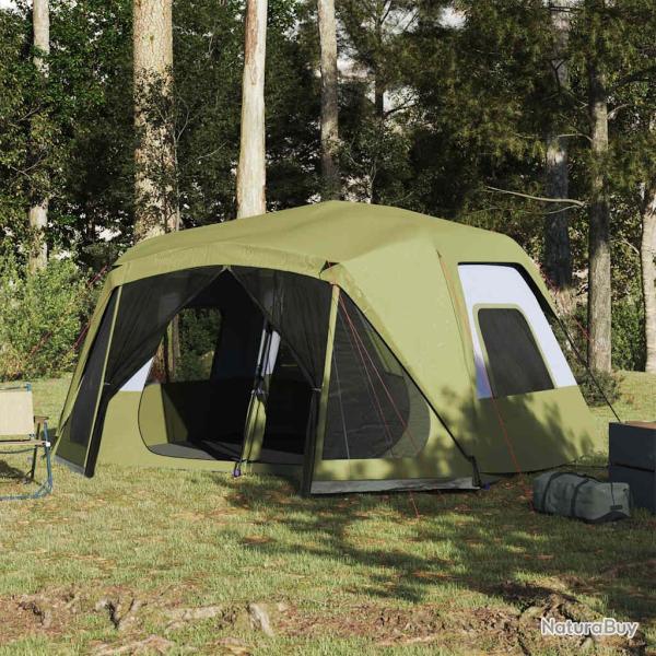 Tente familiale 10 personnes vert lib�ration rapide imperm�able