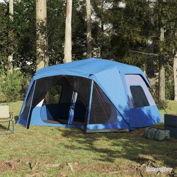 Tente familiale 10 personnes bleu lib�ration rapide imperm�able alsavelo