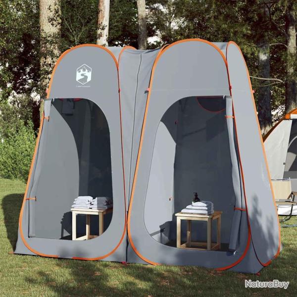 Tente d'intimit� gris et orange escamotable imperm�able