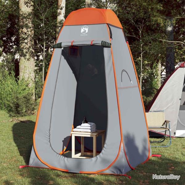 Tente d'intimit� gris et orange escamotable imperm�able