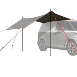 Tente de voiture gris et orange imperm&eacute;able