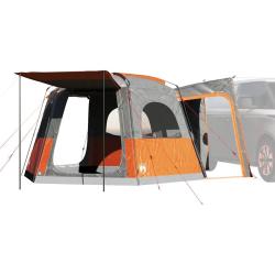 Tente de voiture 4 personnes gris et orange imperm&eacute;able