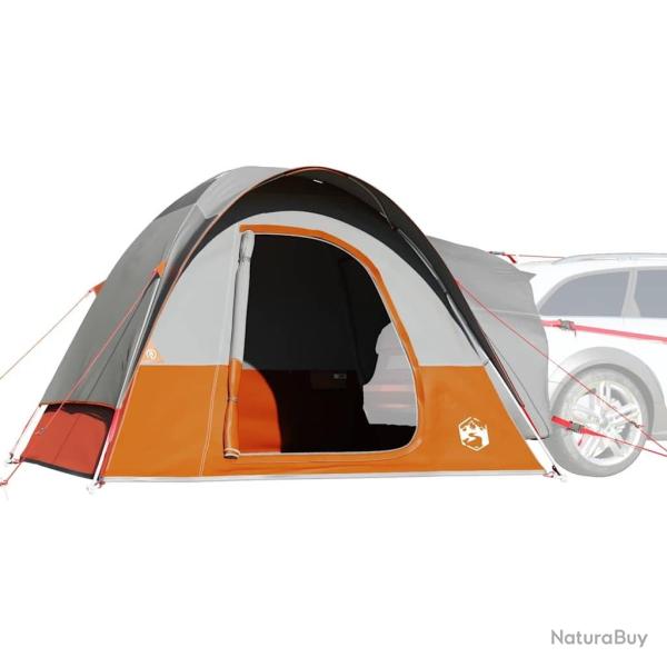 Tente de voiture 4 personnes gris et orange imperm�able