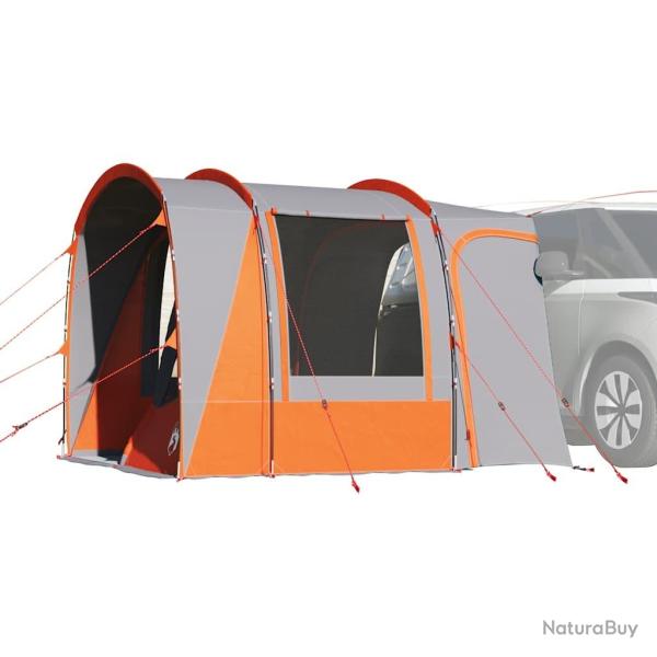 Tente de voiture 4 personnes gris et orange imperm�able