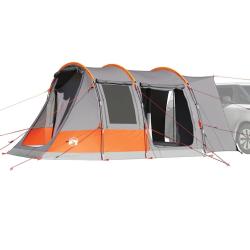 Tente de voiture 2 personnes gris et orange imperm&eacute;able