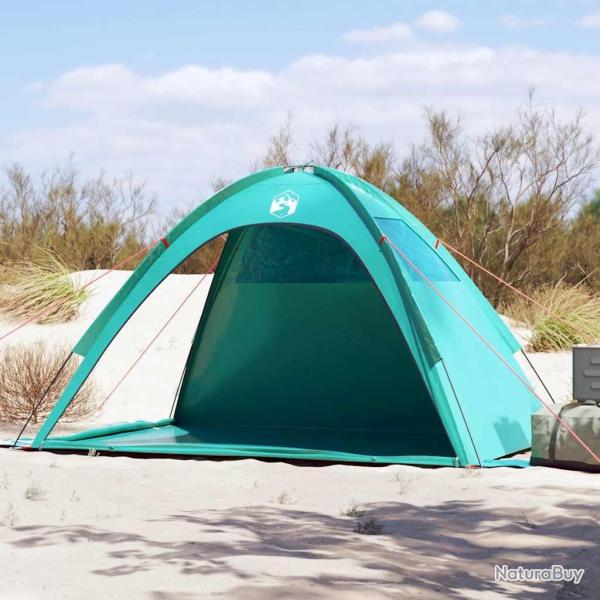 Tente de plage vert d'eau imperm�able