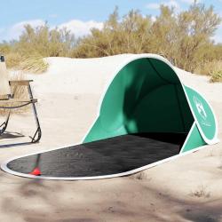 Tente de plage vert d'eau escamotable imperm&eacute;able