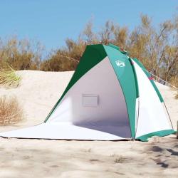 Tente de plage vert d'eau 268x223x125 cm 185T polyester alsavelo