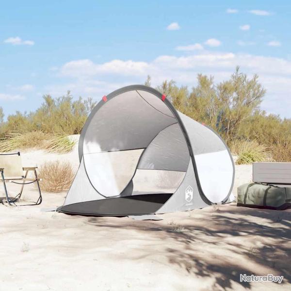 Tente de plage gris escamotable imperm�able