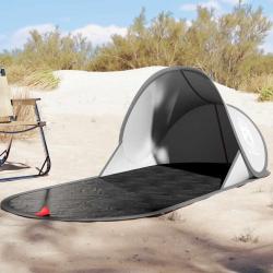 Tente de plage gris escamotable imperm&eacute;able