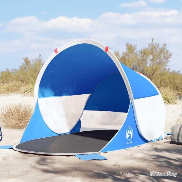 Tente de plage bleu azur� escamotable imperm�able