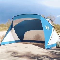 Tente de plage bleu azur&eacute; 274x178x170/148 cm 185T polyester