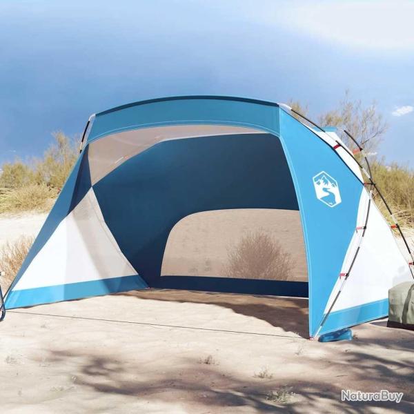 Tente de plage bleu azur� 274x178x170/148 cm 185T polyester