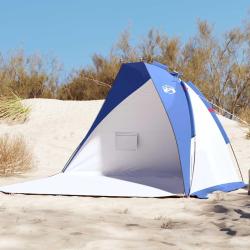 Tente de plage bleu azur&eacute; 268x223x125 cm 185T polyester