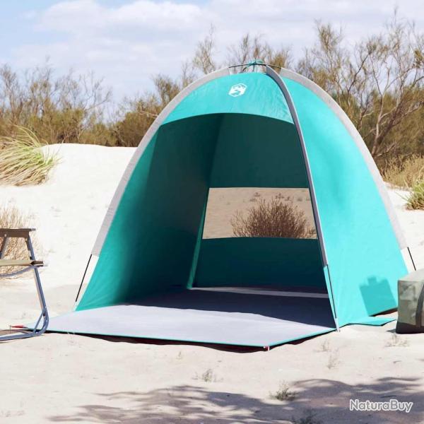 Tente de plage 3 personnes vert imperm�able alsavelo