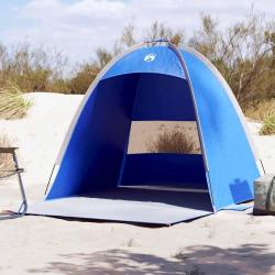 Tente de plage 3 personnes bleu azur&eacute; imperm&eacute;able alsavelo