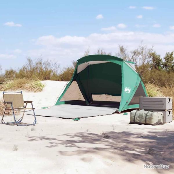 Tente de plage 2 personnes vert imperm�able alsavelo