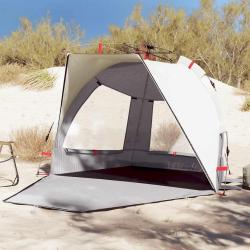 Tente de plage 2 personnes gris lib&eacute;ration rapide imperm&eacute;able
