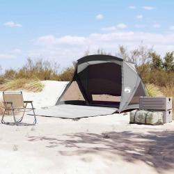 Tente de plage 2 personnes gris imperm&eacute;able