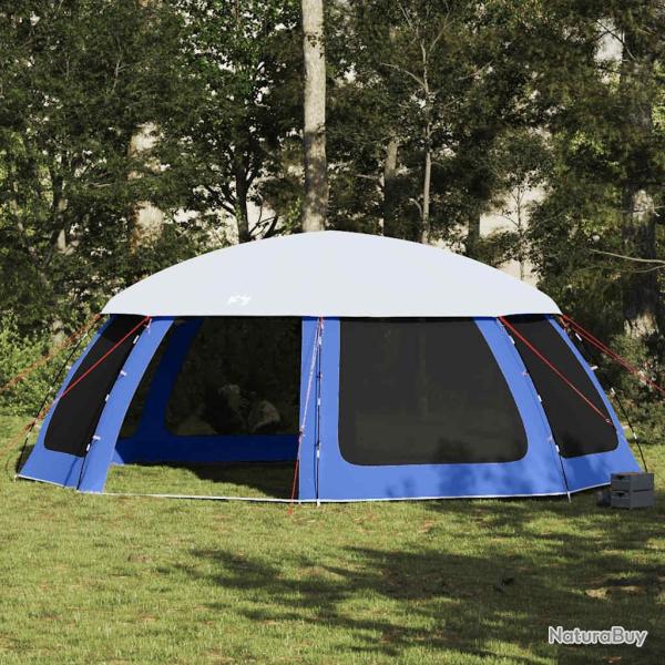 Tente de piscine moustiquaire amovible parois maille bleu azur
