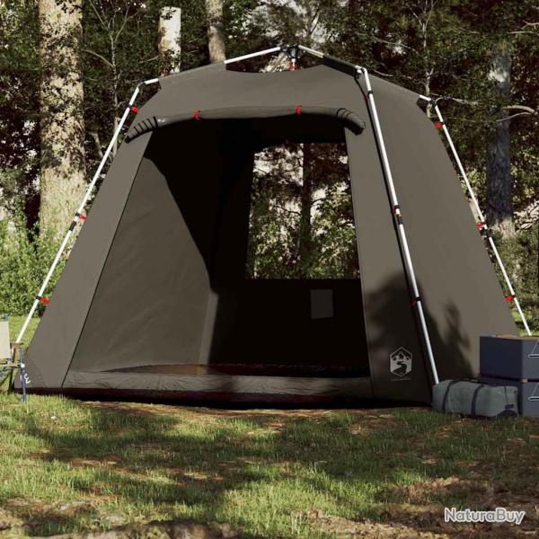 Tente de p�che 4 personnes marron lib�ration rapide alsavelo