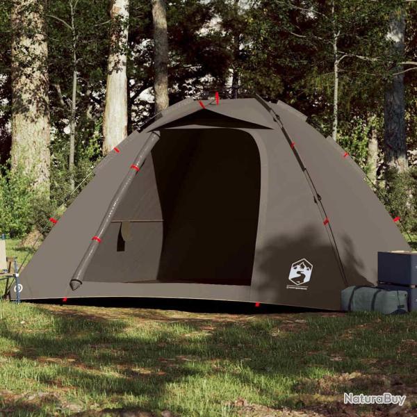 Tente de p�che 4 personnes marron lib�ration rapide alsavelo