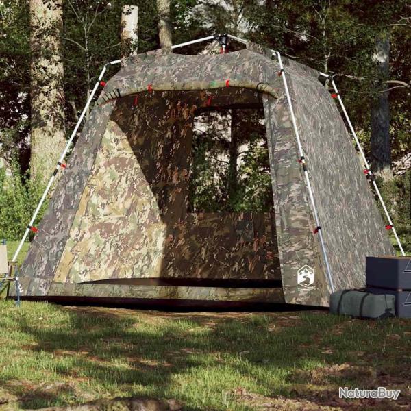 Tente de p�che 4 personnes camouflage lib�ration rapide alsavelo