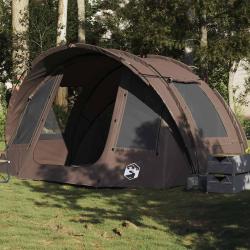 Tente de p&ecirc;che 2 personnes marron imperm&eacute;able
