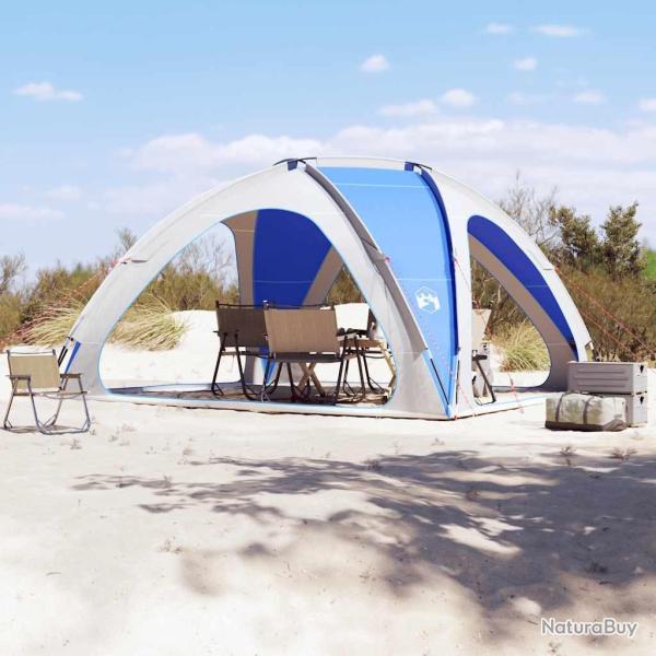 Tente de f�te bleu azur� imperm�able